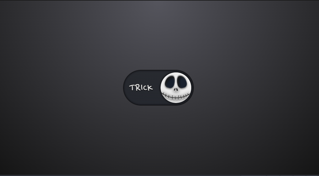 Trick/Treat Toggle - CSS